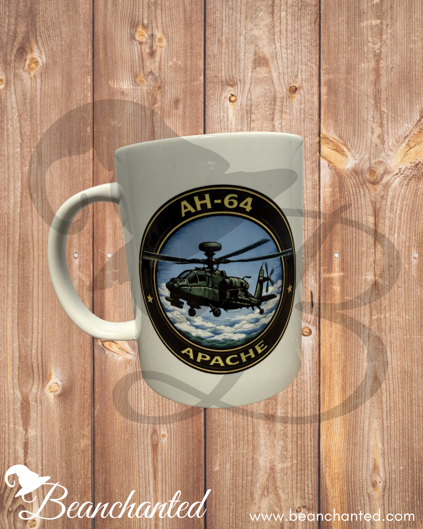 Mug "AH-64 APACHE HELICOPTER"