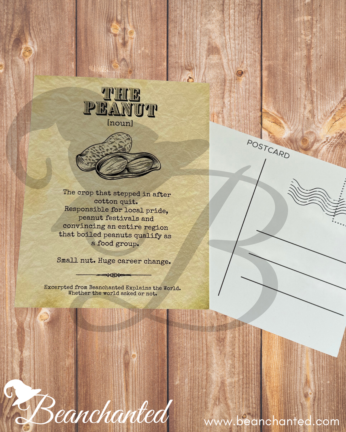 ENTERPRISE ALABAMA - THE PEANUT - Vintage Definition Postcard