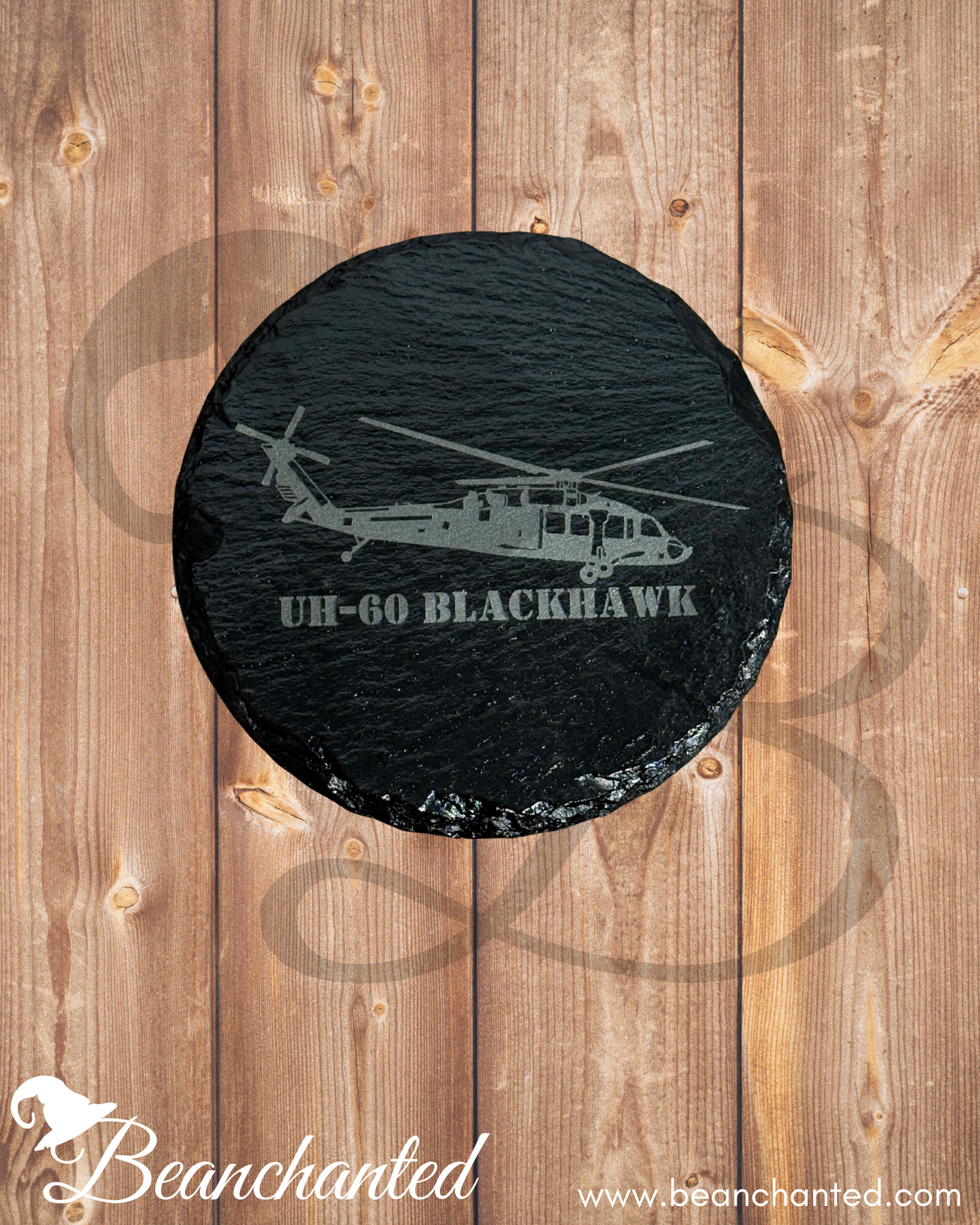 Slate Coaster UH-60 BLACKHAWK Helicopter