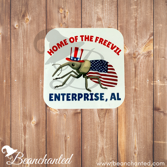 Fridge Magnet "Home Of The Freevil"
