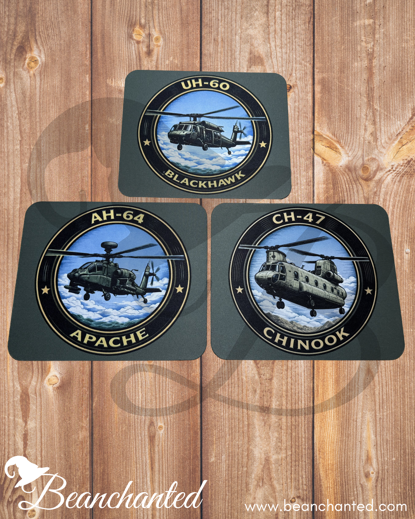 Mousepad UH-60 BLACKHAWK Helicopter - Army Aviation