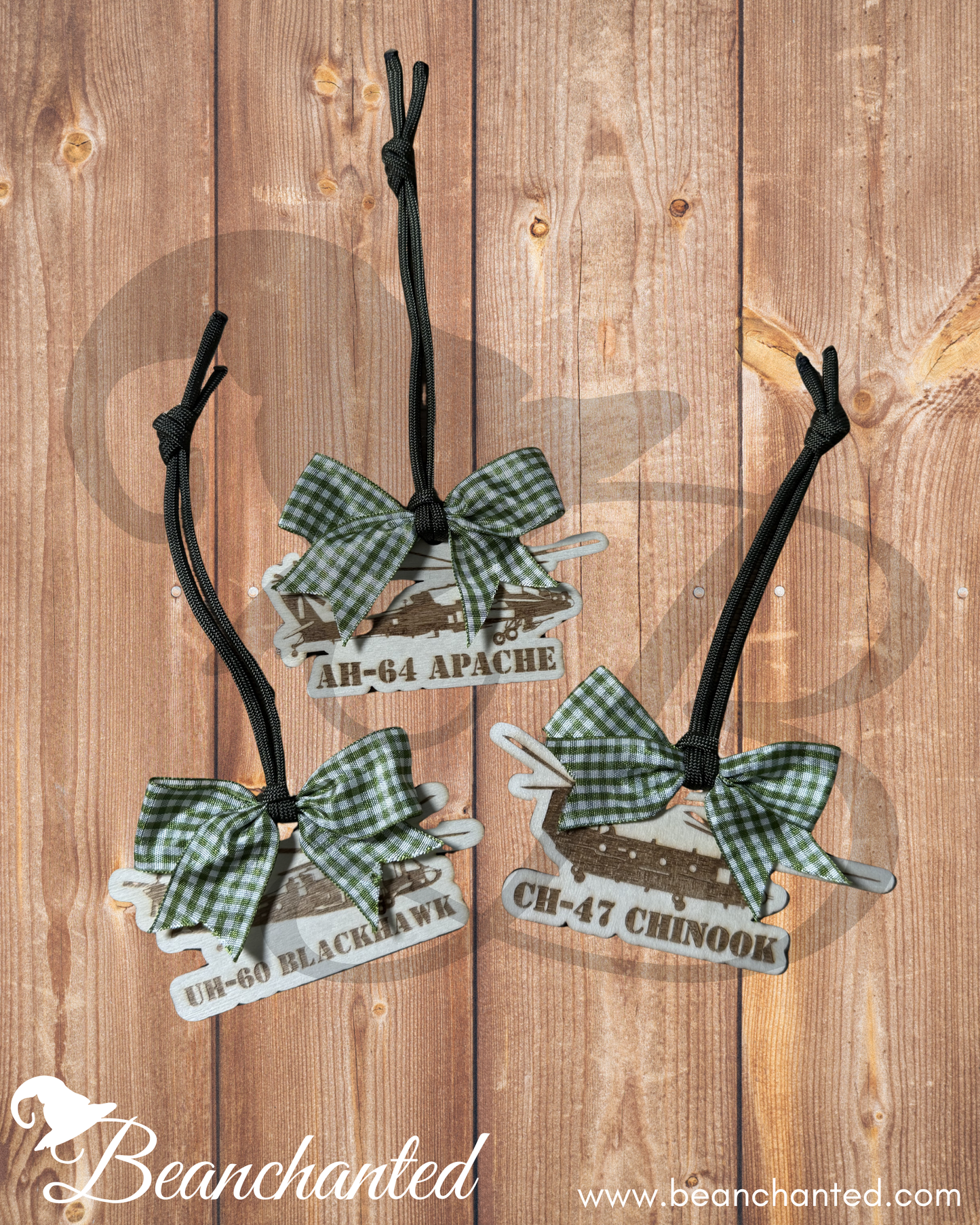 AH-64 Apache Helicopter - Christmas Ornament