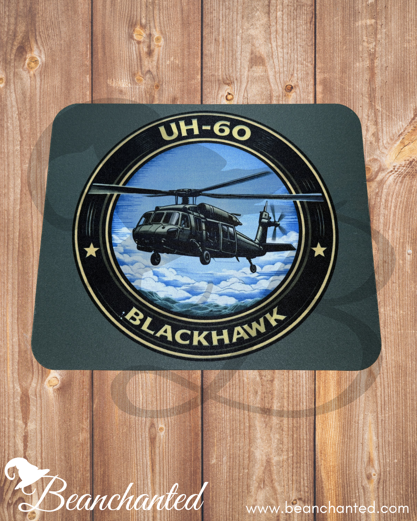 Mousepad UH-60 BLACKHAWK Helicopter - Army Aviation
