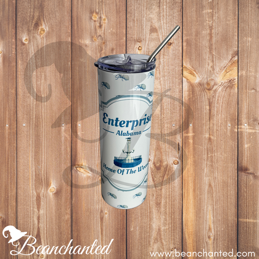 Enterprise Souvenir Tumbler "BOLL WEEVIL MONUMENT"