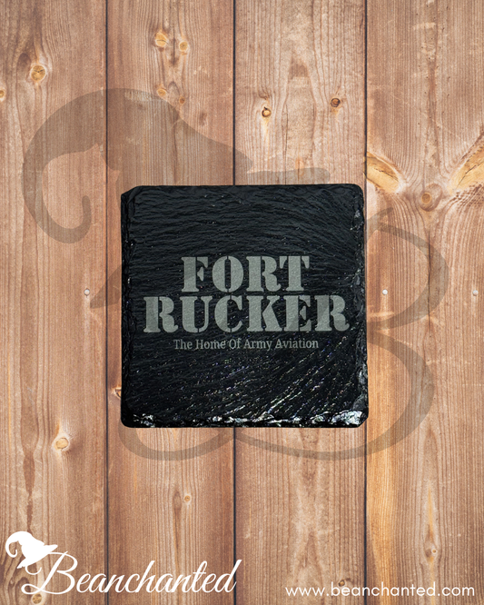 Slate Coaster FORT RUCKER Alabama