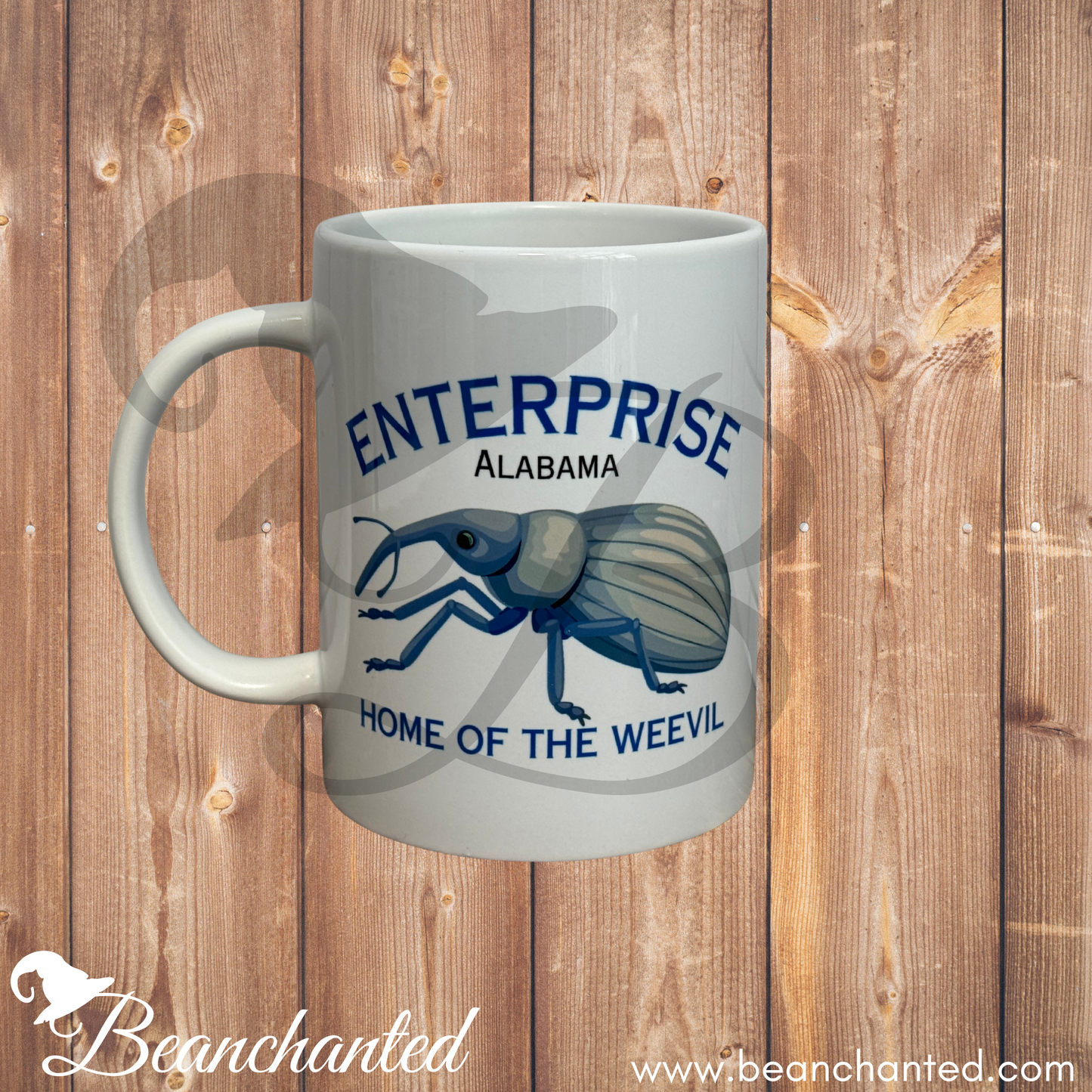 Enterprise Souvenir Mug "HOME OF THE WEEVIL"