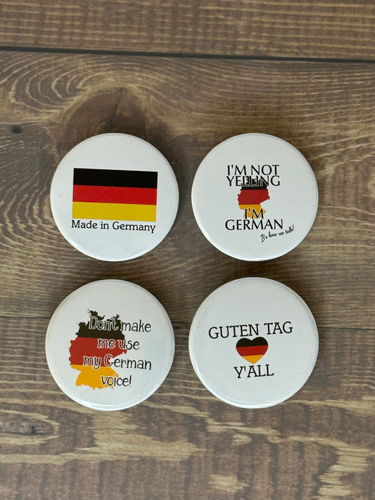 Button Pin Set "Ze German”