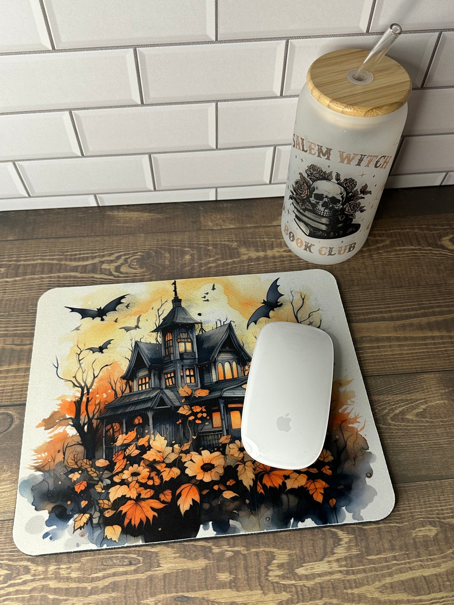 Halloween Mousepad "Haunted House"