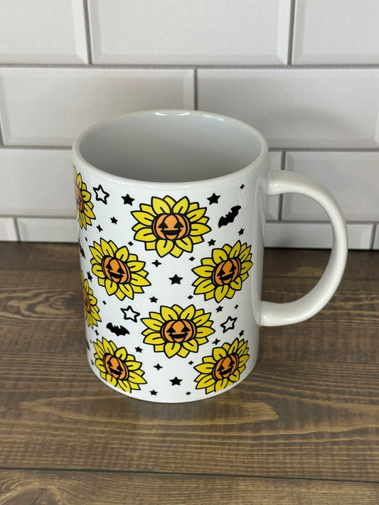 Halloween mug "Sunflower Pumpkin"