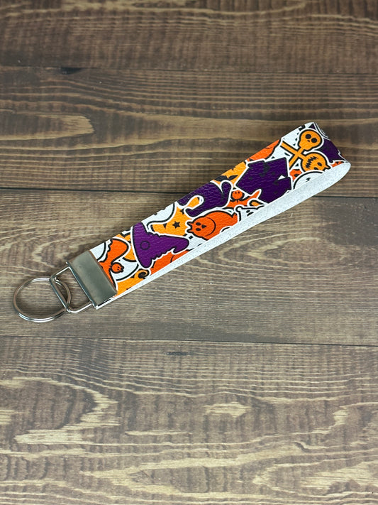 Halloween Keychain Wristlet "Spooky"