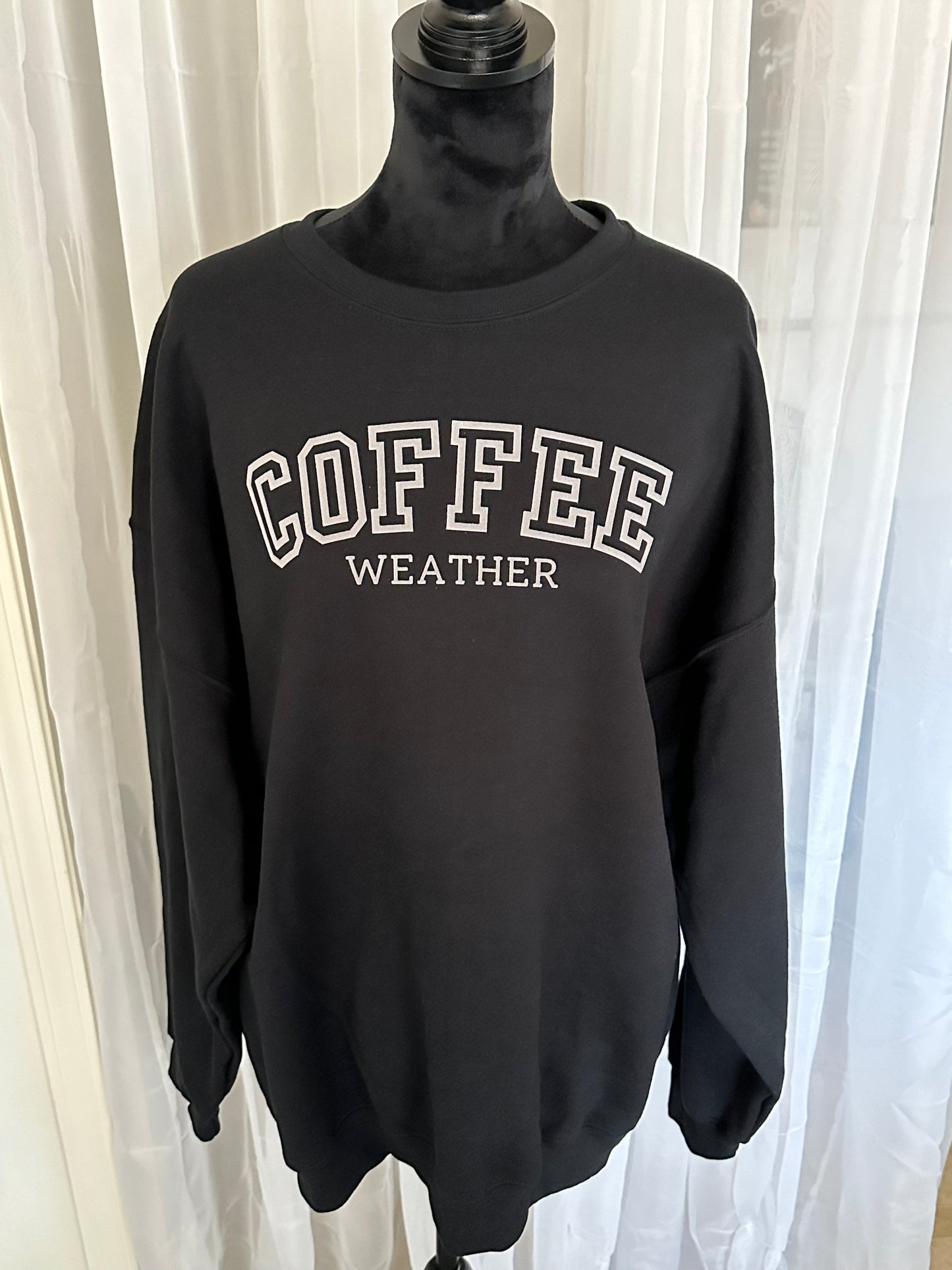 Crewneck Sweater "COFFEE WEATHER"