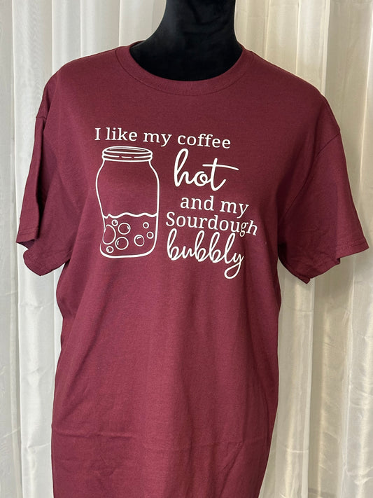 T-shirt "Coffee and Sourdough"