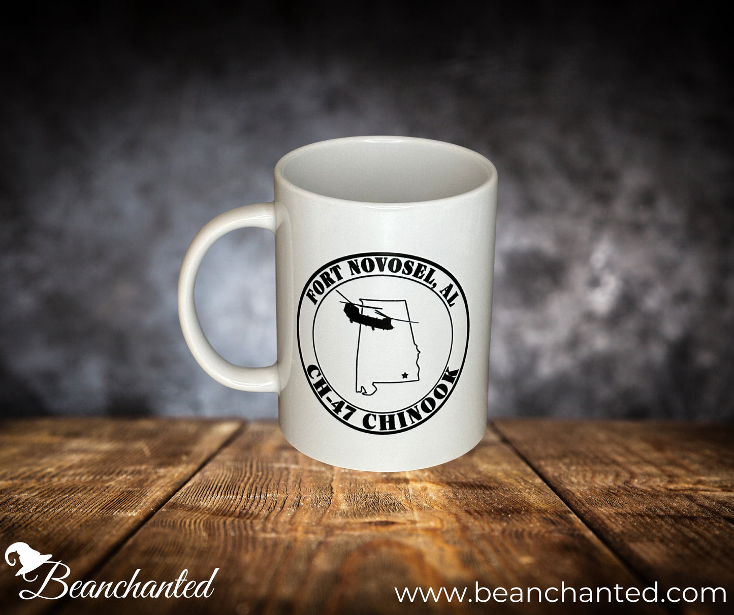 15oz Mug "Fort Novosel Chinook"