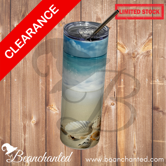 20oz skinny tumbler "Florida Sand"