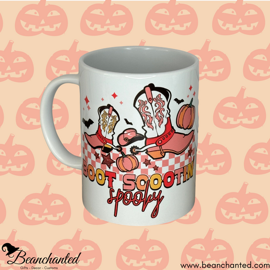 Halloween mug "Boot Scooting Spooky"